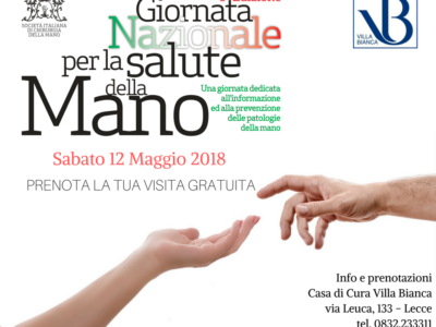 Giornata Nazionale per la Salute della Mano