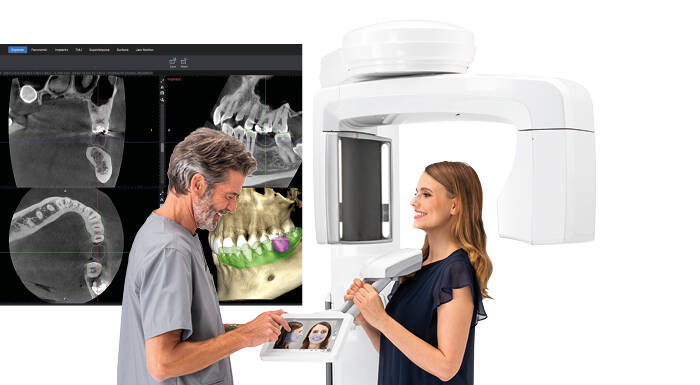 TAC Cone Beam 3D (OPT, TELECRANIO)