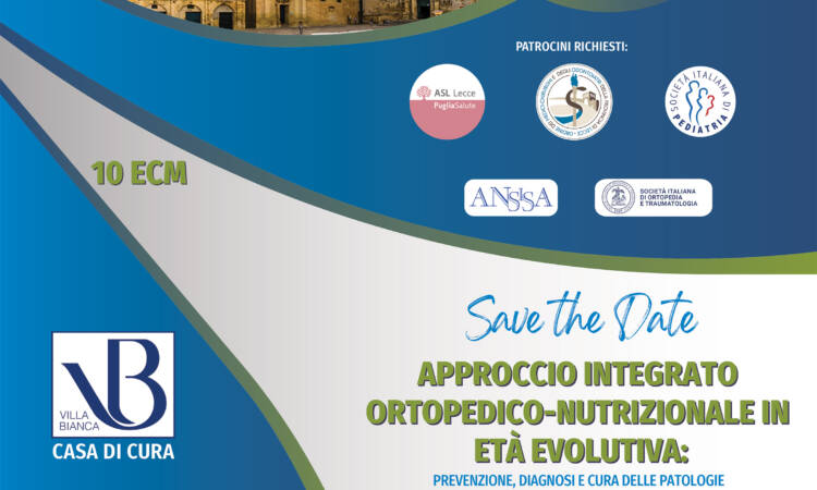 Corso di Formazione ECM: approccio integrato ortopedico-nutrizionale in età evolutiva